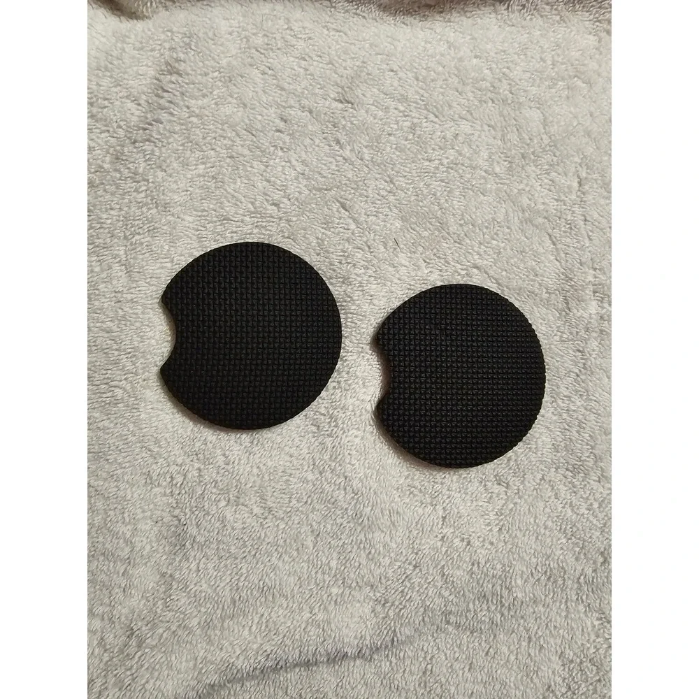 Cow Car Coasters Cute Highland Heifer Auto Cup Holder Coaster Set‎ of 2